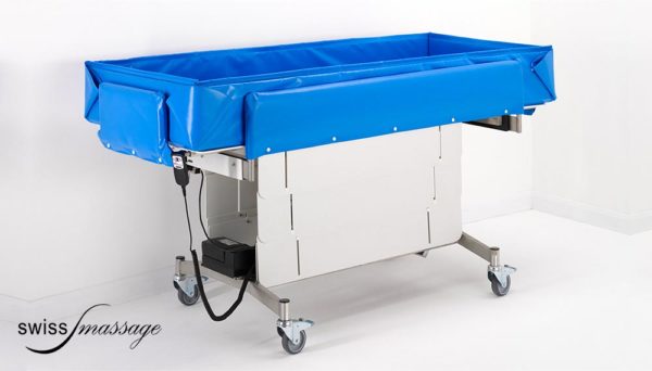 Duschliege für die medizinische Versorgung von Menschen mit Behinderung