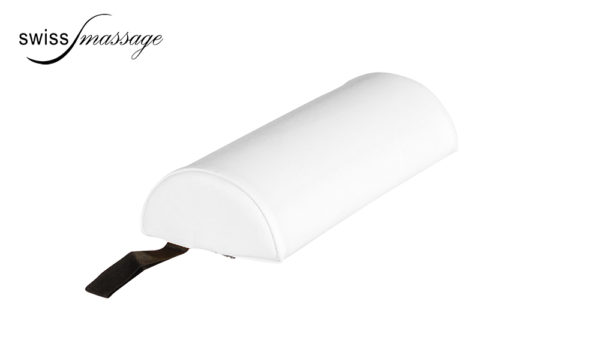 White neck cushion for massage table