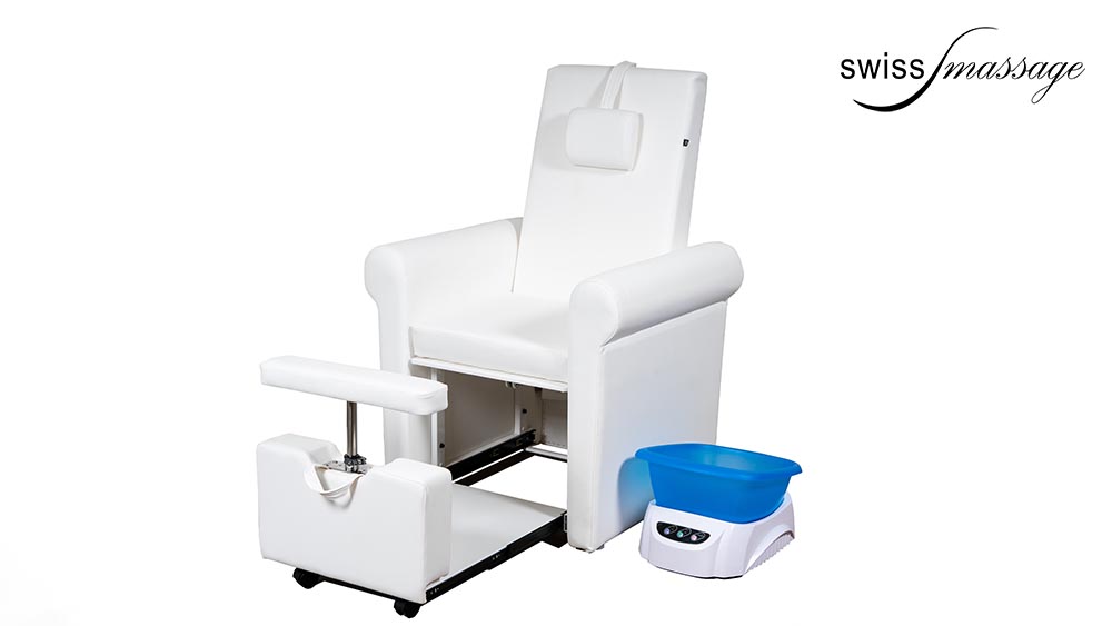 white Pacha model pedicure armchair