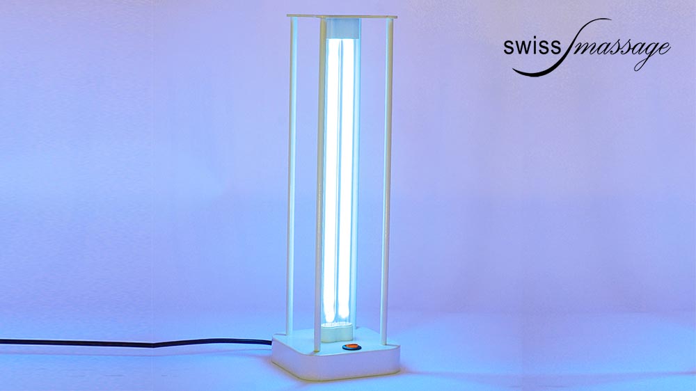 Disinfectant ultraviolet lamp for beauty booths or medical practices.
UVC