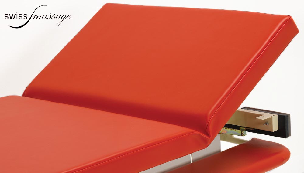 Table médicale de change avec dossier de confort pour soins médicaux aux personnes souffrant d'un handicap