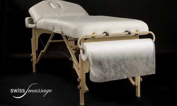 Examination paper holder for massage table