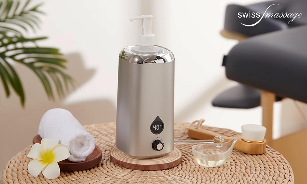 Chauffe huile de massage digital mono flacon