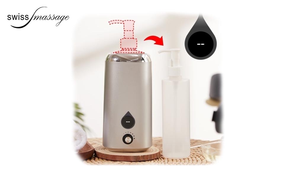 Chauffe huile de massage digital mono flacon
