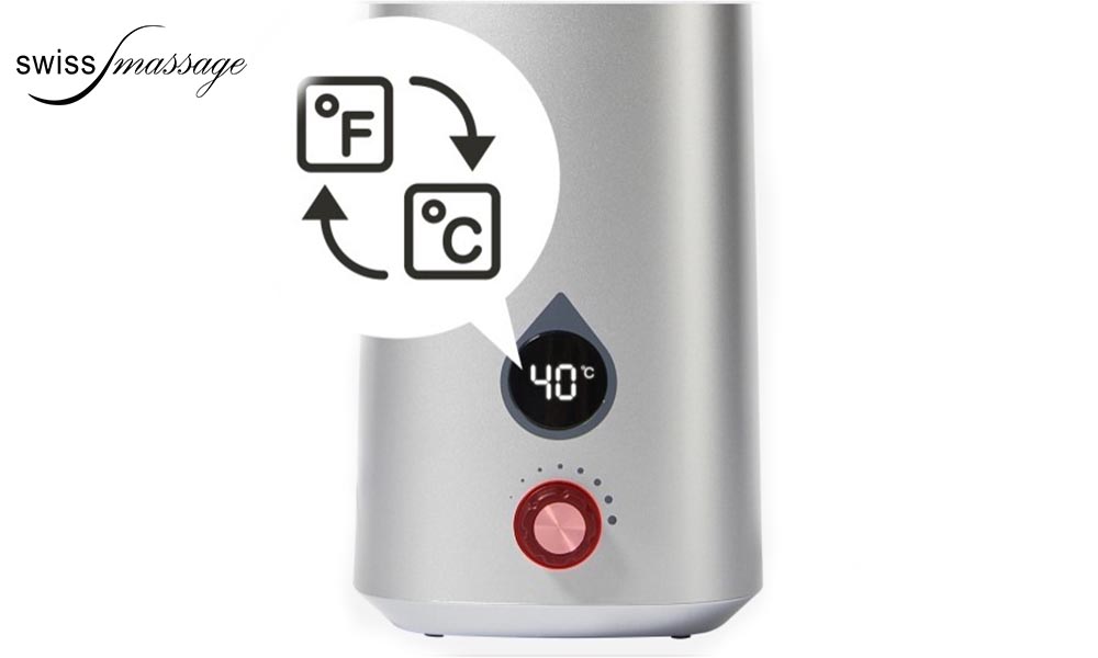 Chauffe huile de massage digital mono flacon