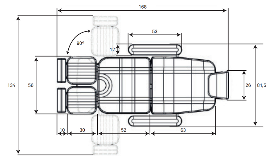 Fauteuil Podologie modèle Galéa