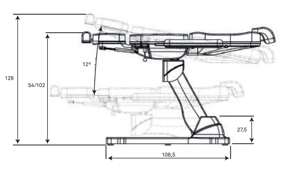 Fauteuil Podologie modèle Galéa