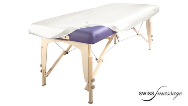 Cover cover for worn massage tables in white