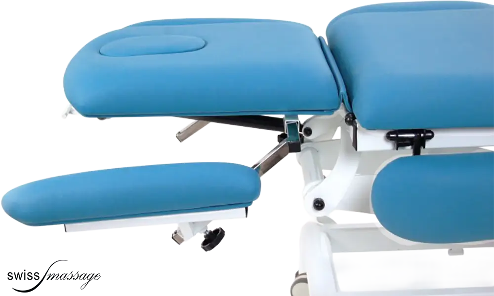 Table de physio Mobercas CE-2359-R détail têtière Suisse