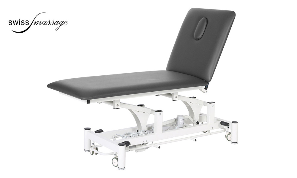 Medical examination table in Switzerland model Healthy chassis white
