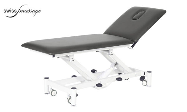 Hydraulic massage tables model EDU Coinfycare raised backrest