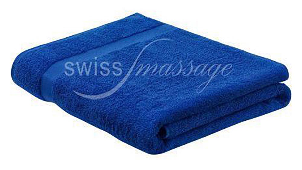 Towel for massage royal blue swissmassage