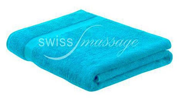 Giant massage towel in turquoise blue turquoise