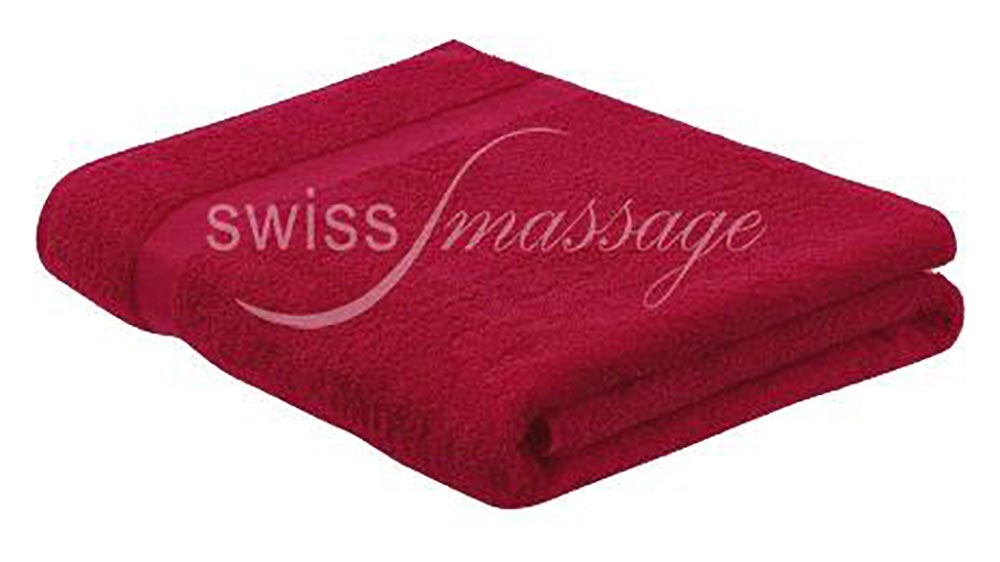 Massage towel burgundy swissmassage