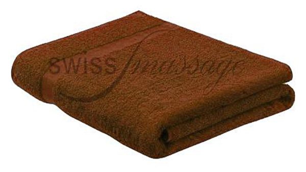 Giant chocolate coloured massage towel