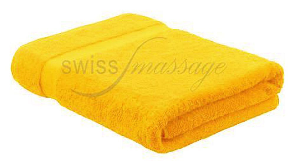 Giant massage towel in yellow color