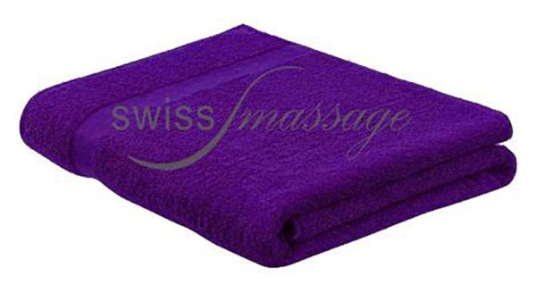Giant purple massage towel