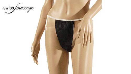 Women's disposable thong for medical examinations or massages