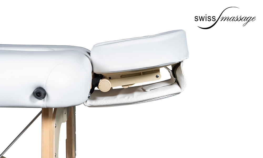 Têtière avec repose-bras et coussin pour table de massage