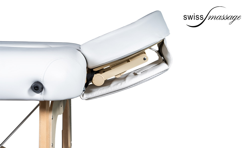 Têtière avec repose-bras et coussin pour table de massage